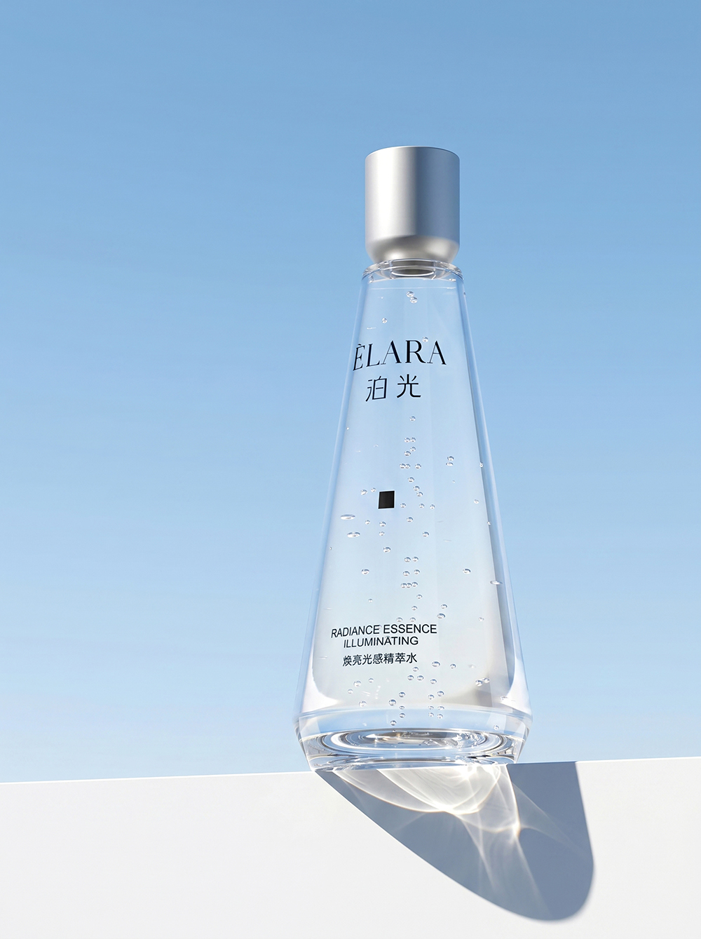 ÉLARA skincare bottle product visual